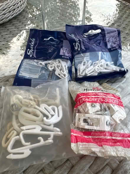 Photo of free Random curtain rail fixings , hooks (Cheltenham GL52) #1