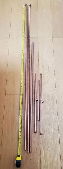 Photo of free Assorted copper piping and a bag of connectors (Dyke Road area BN1) #1