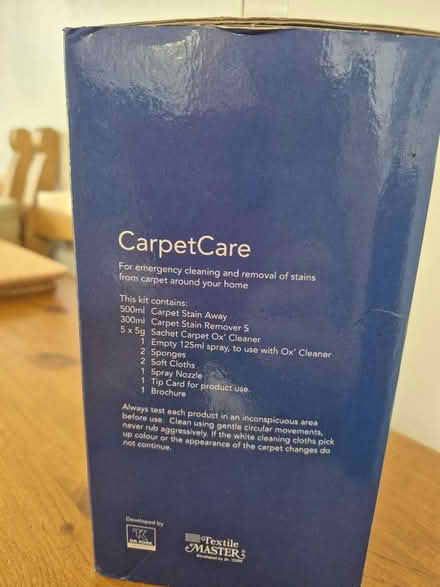 Photo of free Carpet cleaning kit (IP10) #2