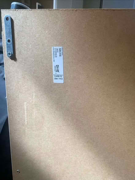 Photo of free IKEA desk and top shelf (MICKE Desk, white, 105x50 cm) (South Croydon CR2) #3
