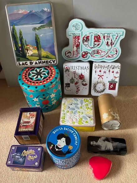 Photo of free Assortment of interesting tins (Cookham SL6) #1