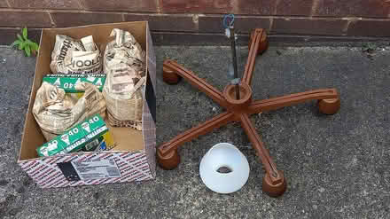 Photo of free Wooden ceiling light, 70s (Central Letchworth SG6) #1