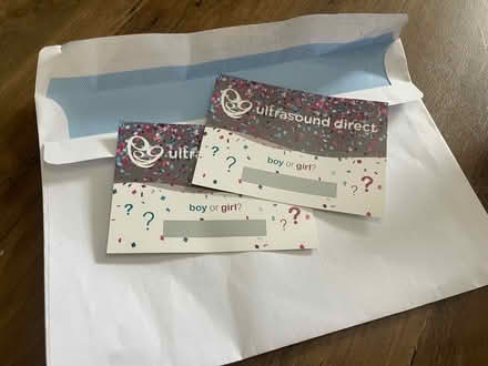 Photo of free Gender reveal scratch cards (girl) (SW16) #1