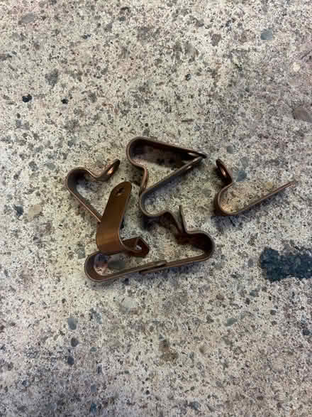Photo of free Seven copper pipe clips (Great Boughton CH3) #1