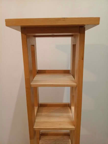 Photo of free CD slimline storage tower, wood, 85.5x20.7x19cm (Boscombe BH5) #3