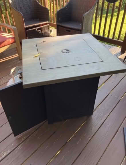 Photo of free Outdoor Fireplace and Propane Tank (01913) #2