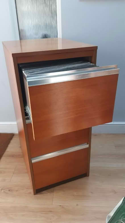 Photo of free Strong wooden filing cabinet (Tring HP23) #1