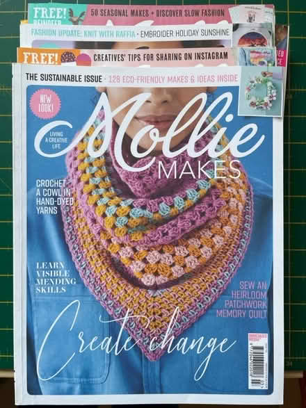 Photo of free Mollie makes magazines (Greenhill DY10) #1