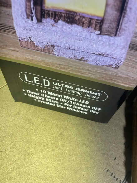 Photo of free Wooden Lampost Christmas Decoration (Welwyn Garden City AL7) #2