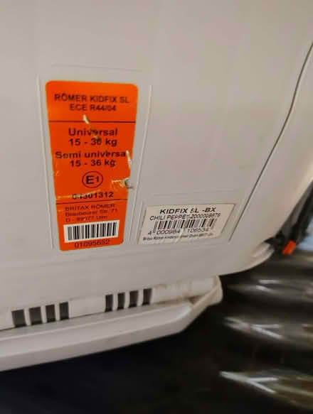 Photo of free Britax high back booster seat with Isofix (North Road BA2) #3