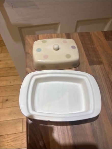 Photo of free Polka dot butter dish (Knaphill GU21) #2