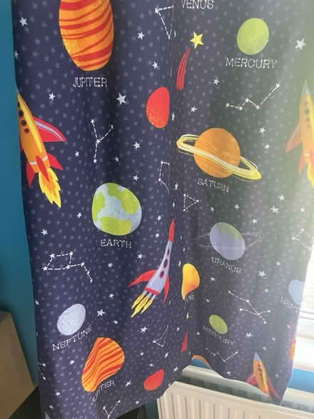Photo of free Space themed curtains (E11 Leytonstone) #1
