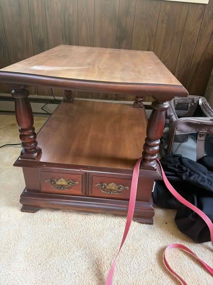 Photo of free 3 pc vintage coffee table set (Nantucket Mass) #1
