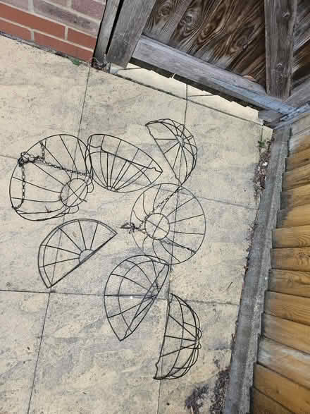 Photo of free Metal plant baskets (Bracknell, RG12) #1