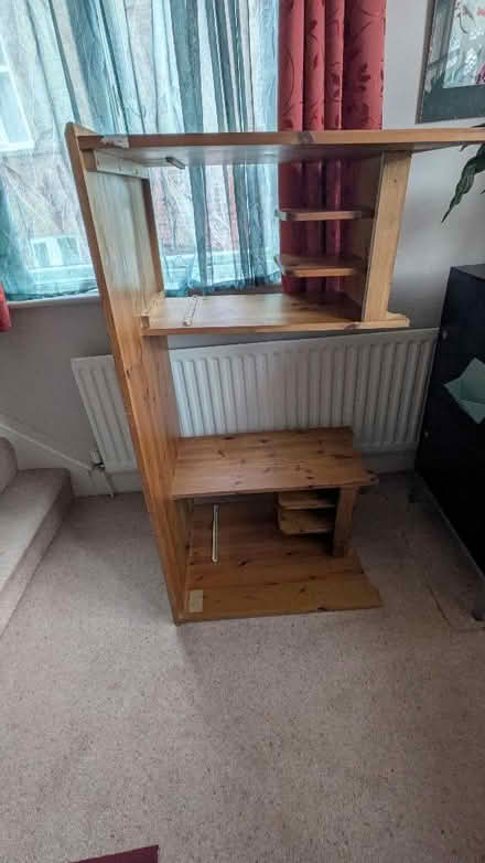 Photo of free Solid pine desk with two drawers (Ilkley LS29) #2