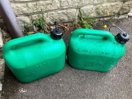 Photo of free Two 5 litre fuel cans (Bussage GL6) #2