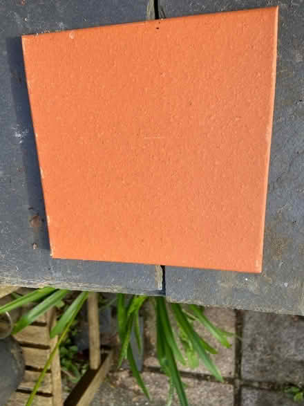 Photo of free 13 small ceramic floor tiles (St Just TR19) #1