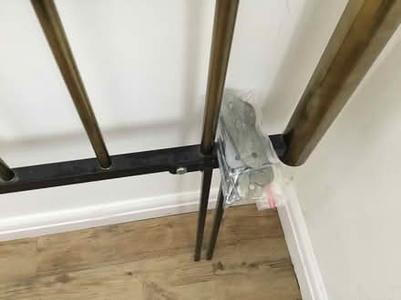 Photo of free Brass headboard (East Preston) #3