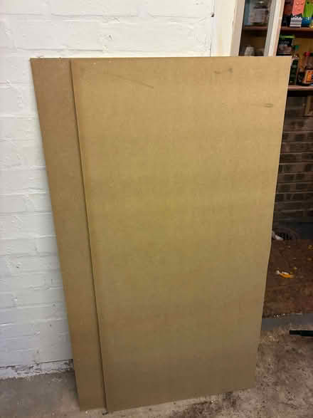 Photo of free MDF offcuts 58cm x 122cm 9mm thick (Whitby CH65) #1