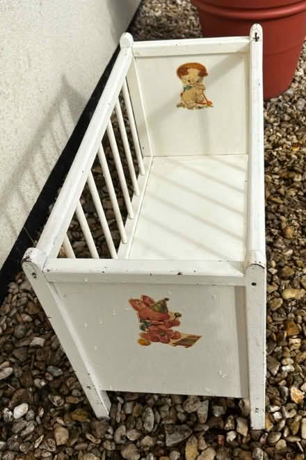 Photo of free Dolls wooden cot bed (Baunton GL7) #3