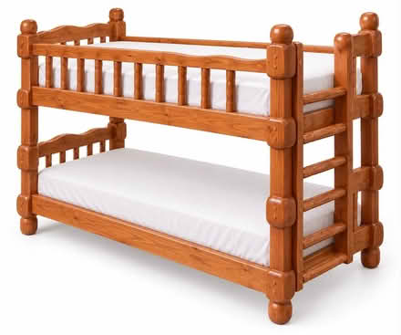Photo of free Wooden bunkbeds dismantled free anytime today collection (Billesley B13) #1