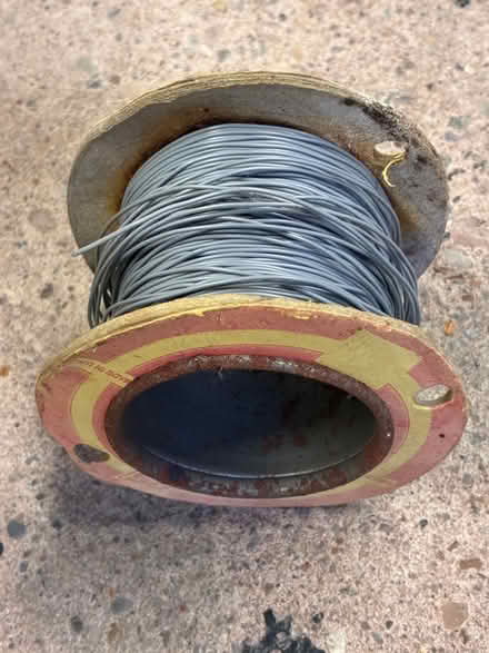 Photo of free Old Roll of grey wire (Great Boughton CH3) #1