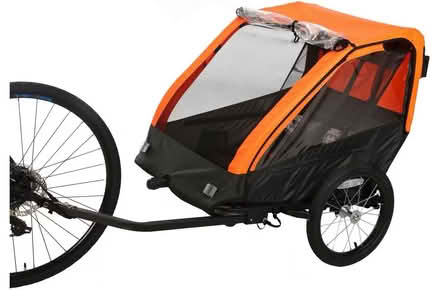 Photo of free Halfords double child bike trailer (Ebley GL5) #1