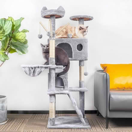 Photo of free Cat tree/activity tower - grey (Bearsden, Glasgow G61) #3