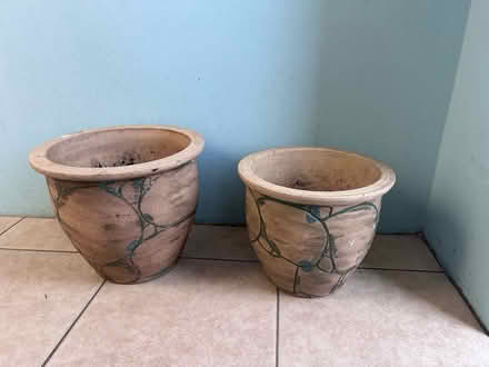 Photo of free 2 plant pots (Pagham PO21) #1