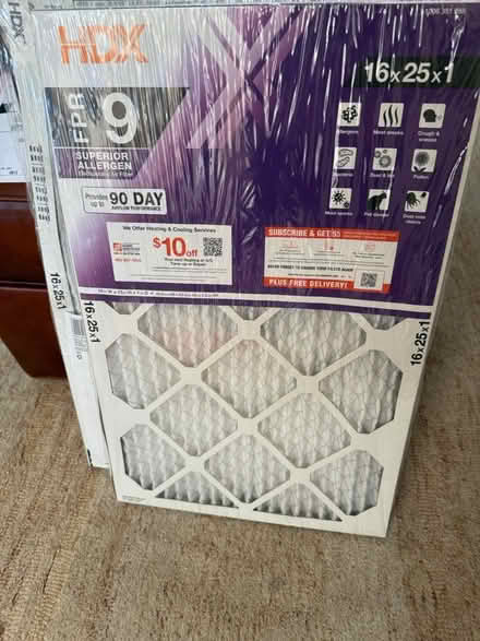 Photo of free Air filters 16x21 (1575 E Painted Colt Loop) #1