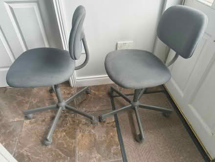 Photo of free 2 swivel office / student chairs (Greystones) #2