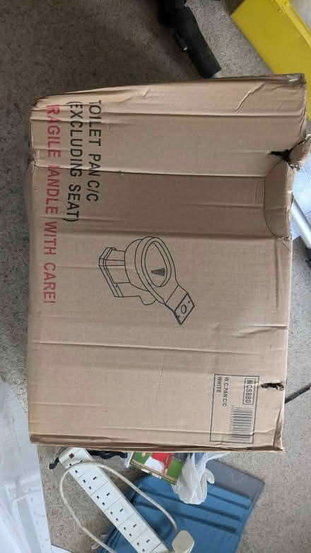 Photo of free Brand new unopened toilet pan (Urmston M41) #1