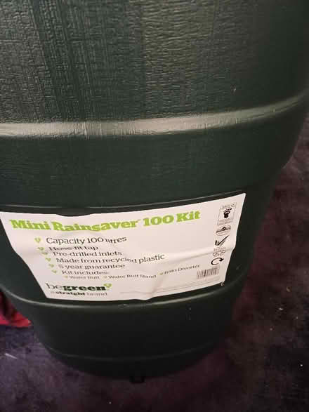 Photo of free Rainwater butt 100 litres capacity (Hampden Park BN22) #2