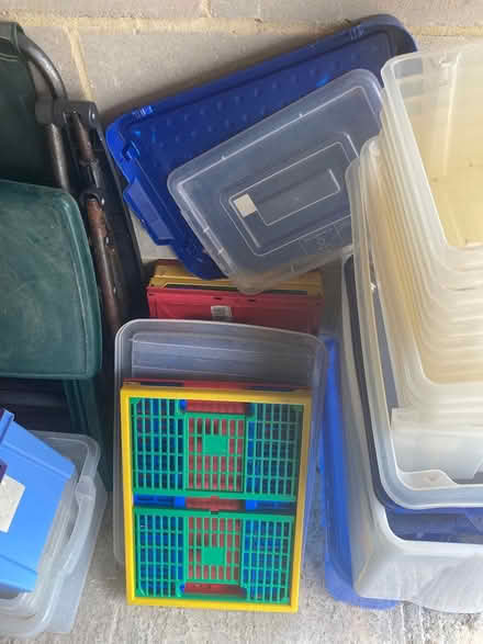 Photo of free Plastic storage boxes (Willingdon BN22) #2