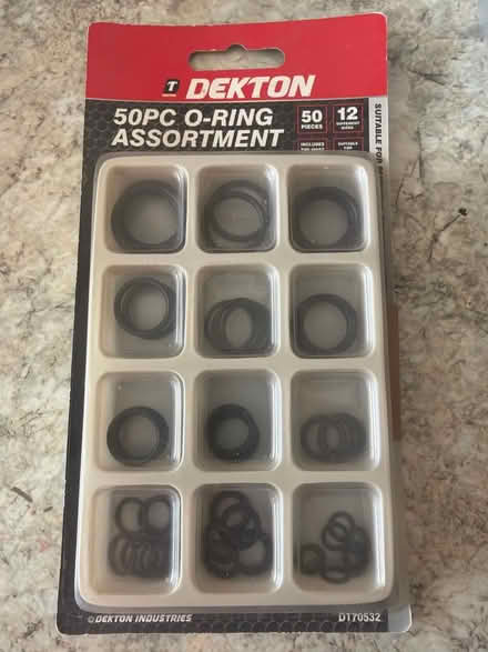 Photo of free O ring assortment (Welling DA16) #1