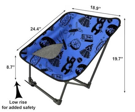 Photo of free low camp chair, foldable (Mountain View) #2