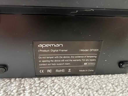 Photo of free Digital framer(Apeman) Not working (GL15) #3
