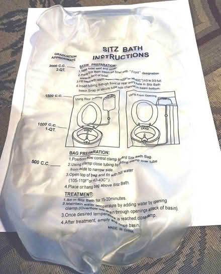 Photo of free Pink Plastic Sitz Bath with Bag (Olivina & Murrieta (Livermore)) #2