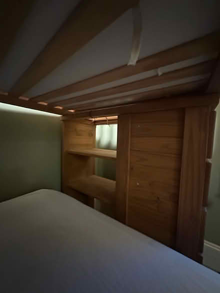 Photo of free Solid wood bunkbed (belmont/watertown line) #1