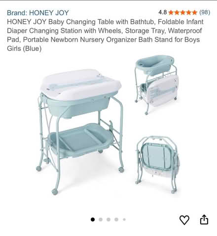 Photo of free Baby Changing Table with Bathtub (Mapperley NG3) #4