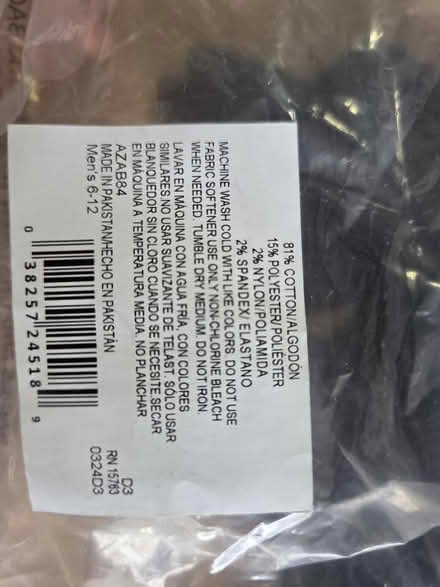 Photo of free 4 pair Hanes Men's Black socks (North Sunnyvale) #3