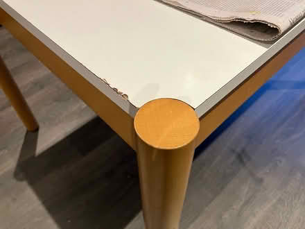 Photo of free Sturdy white kitchen table (Pinner HA5) #2