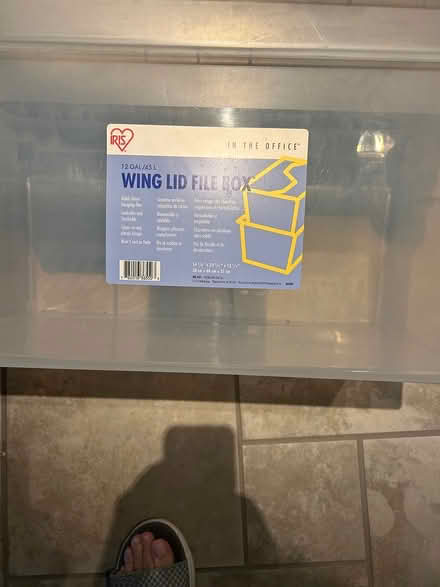 Photo of free 3 plastic storage bins (Ossining NY) #2