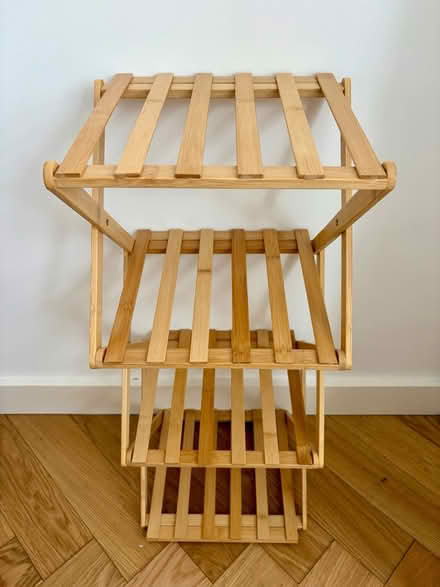 Photo of free 4-Tier Bamboo Shoe Rack (St John’s Wood NW8) #1