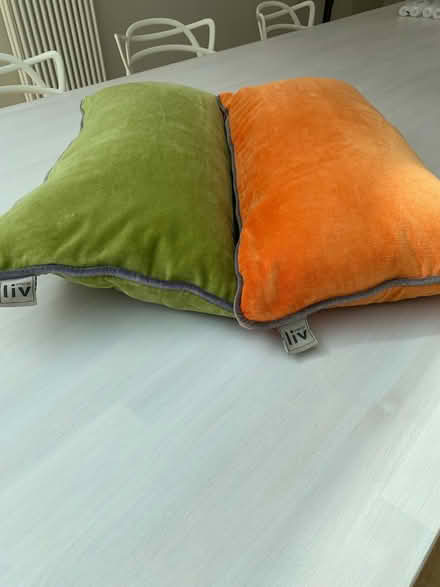 Photo of free Two cotton velvet cushions Liv Interiors (Norbiton KT2) #3