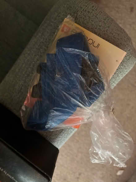 Photo of free New unused Blue strap tie (?suitcase) (Stone Cross BN23) #1