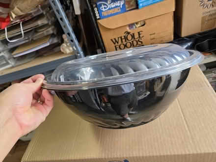 Photo of free Large plastic bowl with lid (North Sunnyvale) #1