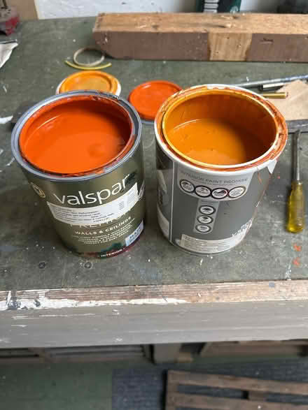 Photo of free Orange paint (Midsomer Norton BA3) #1