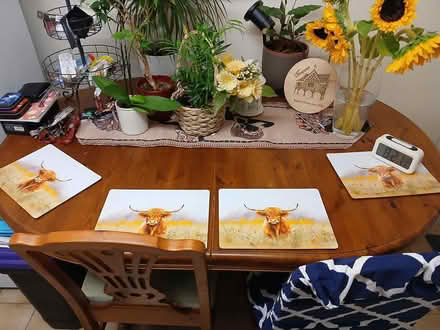Photo of free Solid wood 6/8 seat dining table (Newent GL18) #1