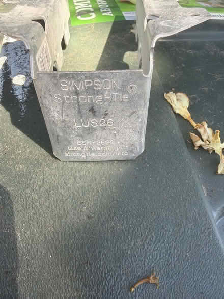 Photo of free Simpson tie (East Palo Alto CA) #1